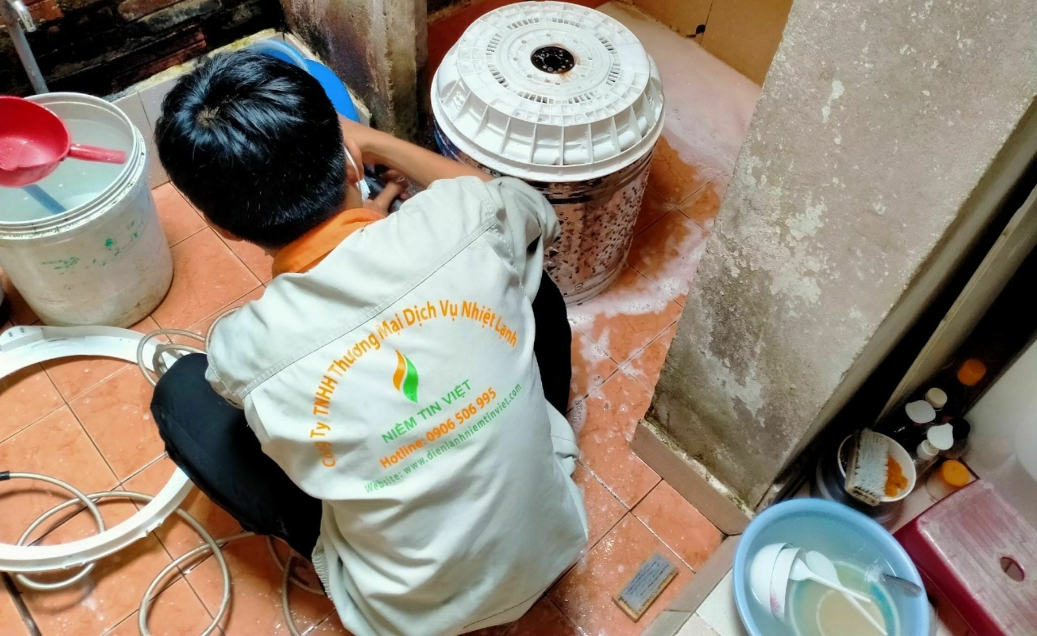 ve sinh máy giat niem tin viet