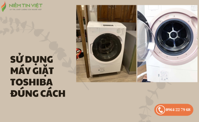 Cách giặt máy giặt toshiba