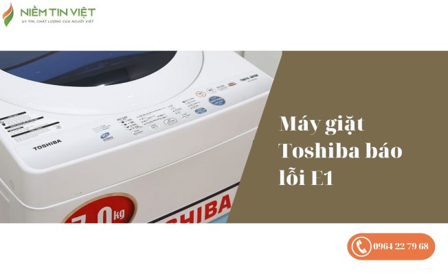 máy giặt toshiba lỗi E1