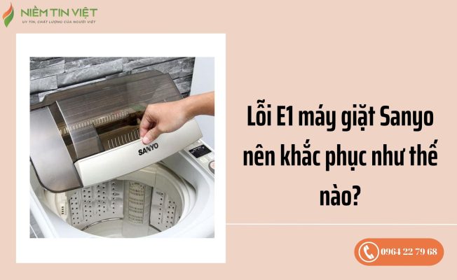 Máy giặt Sanyo lỗi E1