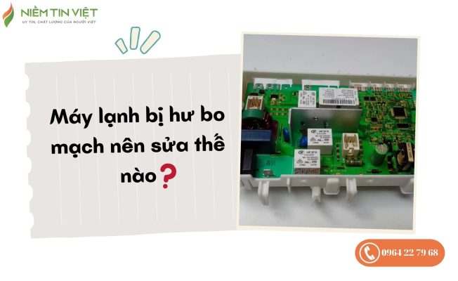máy lạnh bị hư bo mạch
