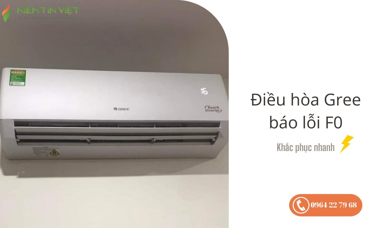 Điều hòa Gree báo lỗi F0