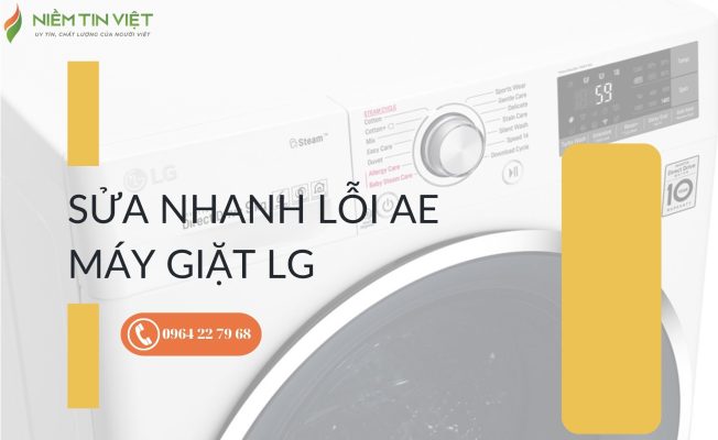 lỗi AE máy giặt LG
