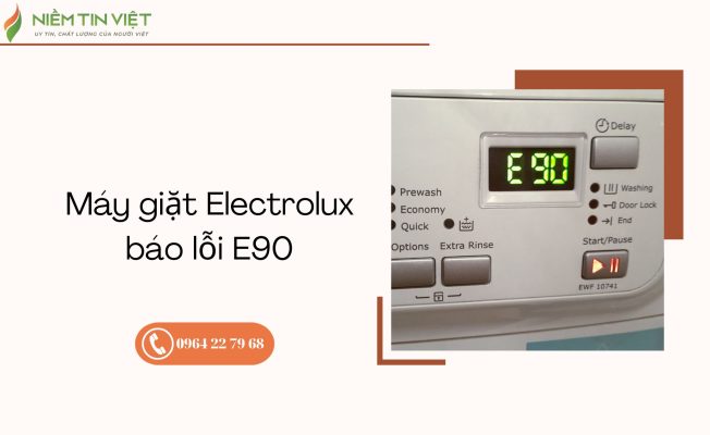 Máy giặt Electrolux báo lỗi E90