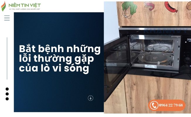 những lỗi thường gặp của lò vi sóng