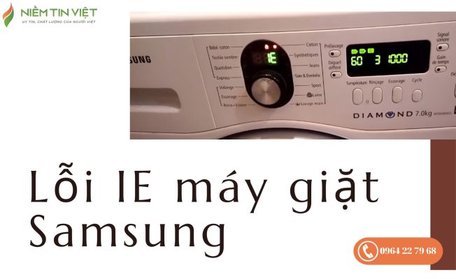 lỗi IE máy giặt Samsung