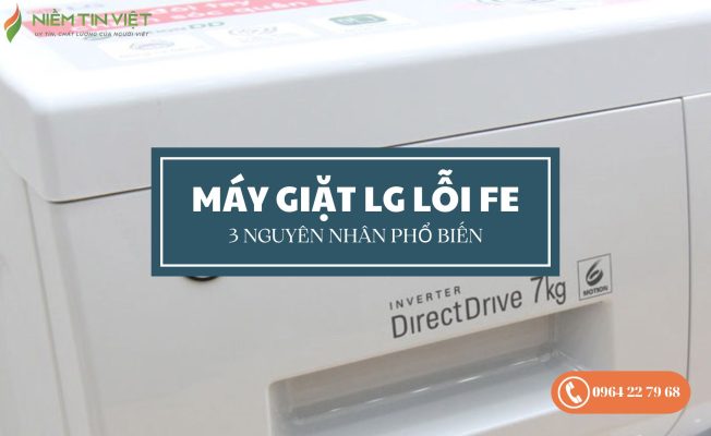 Máy giặt LG báo lỗi FE