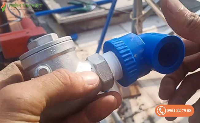 Thay mới van 1 chiều để đảm bảo hoạt động của máy