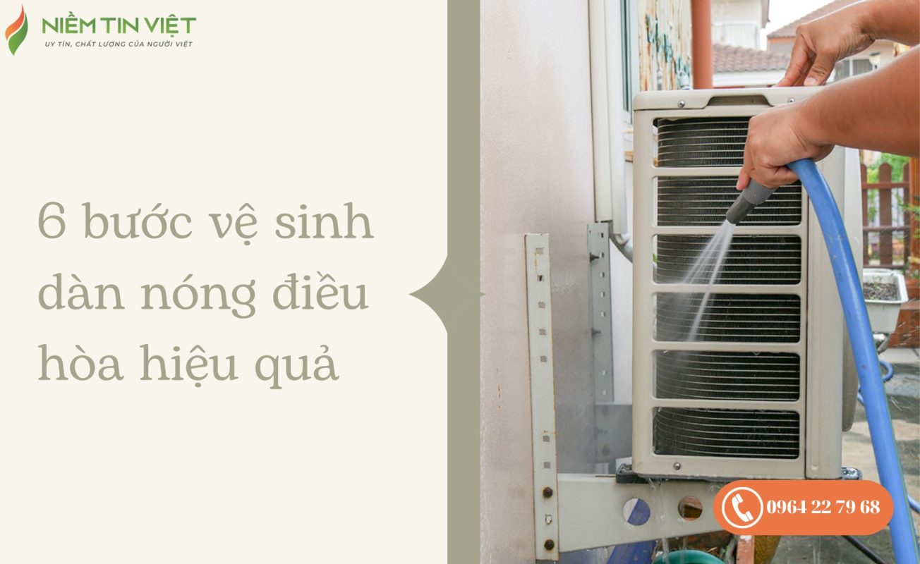ve sinh cuc nong dieu hoa 1 » Điện Lạnh Niềm Tin Việt 2025 vệ sinh cục nóng điều hòa