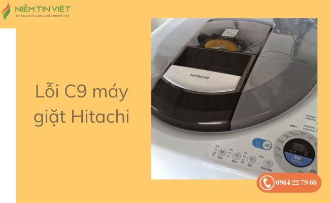 lỗi C9 máy giặt Hitachi