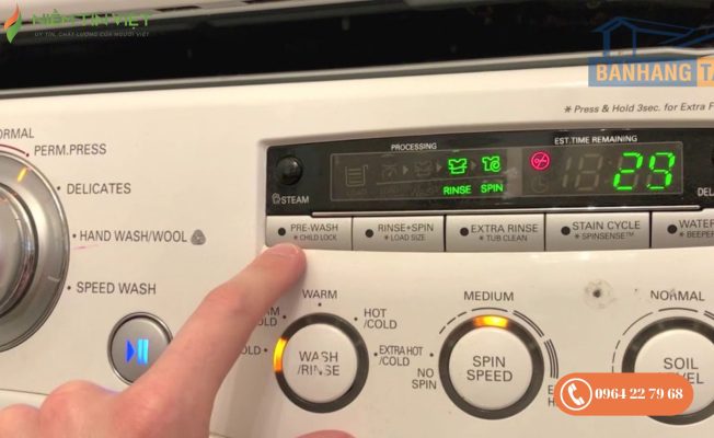 Máy giặt LG báo lỗi CL 