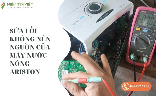 máy nước nóng Ariston không lên nguồn