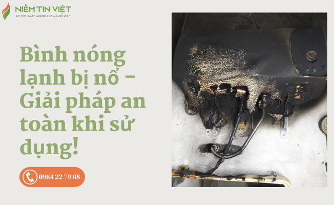 Bình nóng lạnh bị nổ;