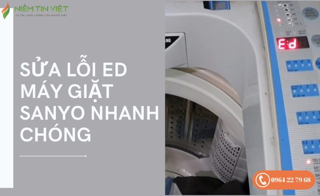 lỗi ED máy giặt Sanyo