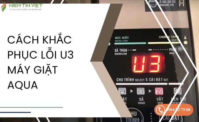 lỗi U3 máy giặt Aqua