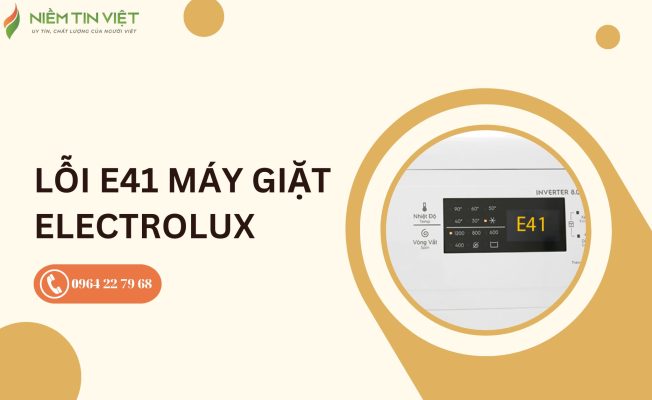 Lỗi E41 máy giặt Electrolux