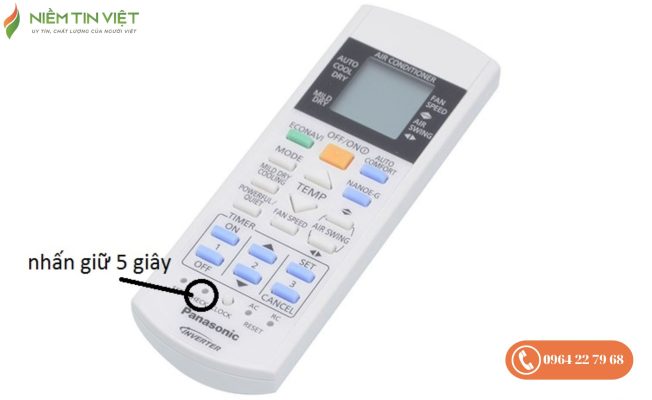 kiểm tra lỗi máy lạnh bằng remote