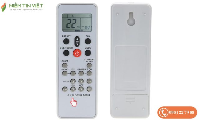 kiểm tra lỗi máy lạnh bằng remote