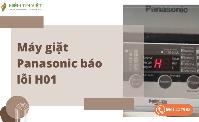 Máy giặt Panasonic báo lỗi H01
