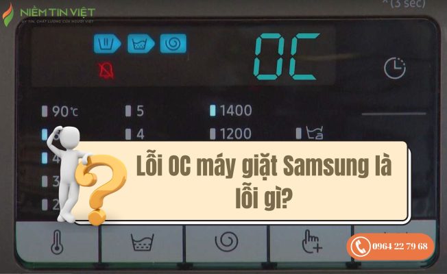 Lỗi OC máy giặt Samsung