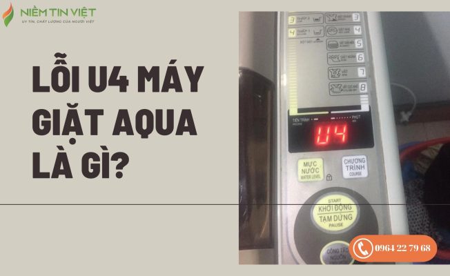 Lỗi U4 máy giặt Aqua