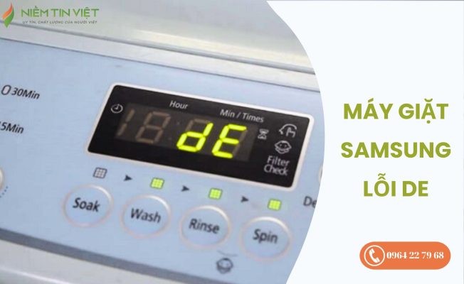 máy giặt Samsung lỗi DE