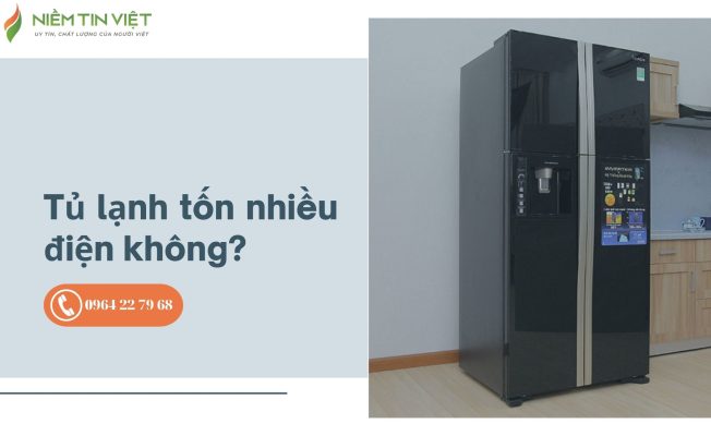 tủ lạnh tốn nhiều điện