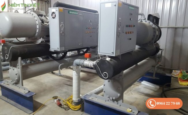 ung dung cua chiller 3 » Điện Lạnh Niềm Tin Việt 2025 Máy làm lạnh nước trạm trộn bê tông