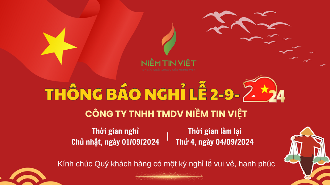 banner thong bao nghi le » Điện Lạnh Niềm Tin Việt 2025 Thông Báo Nghỉ Lễ Quốc Khánh