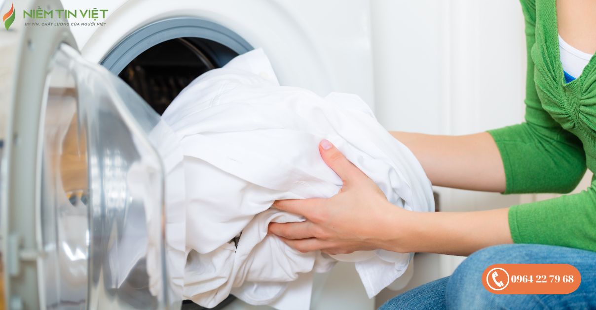 sửa máy giặt bị lệch tâm