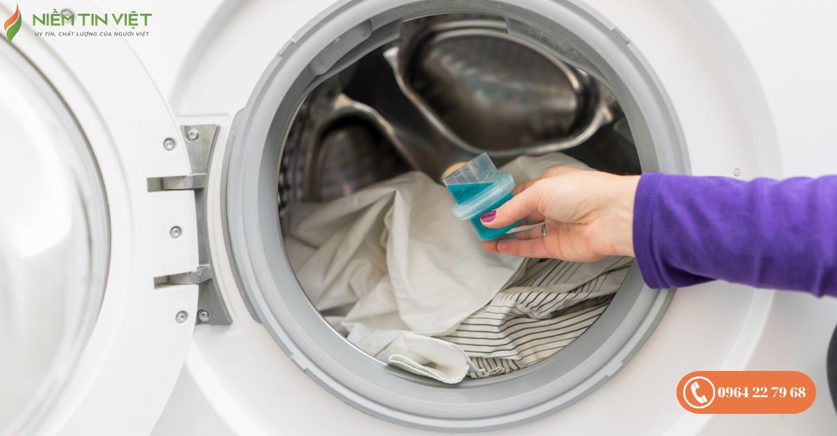 sửa máy giặt bị lệch tâm