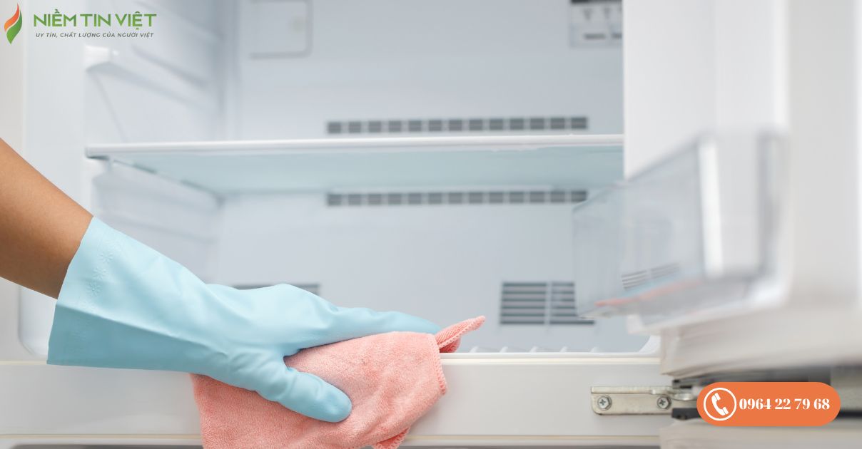 cách khử mùi tủ lạnh để lâu