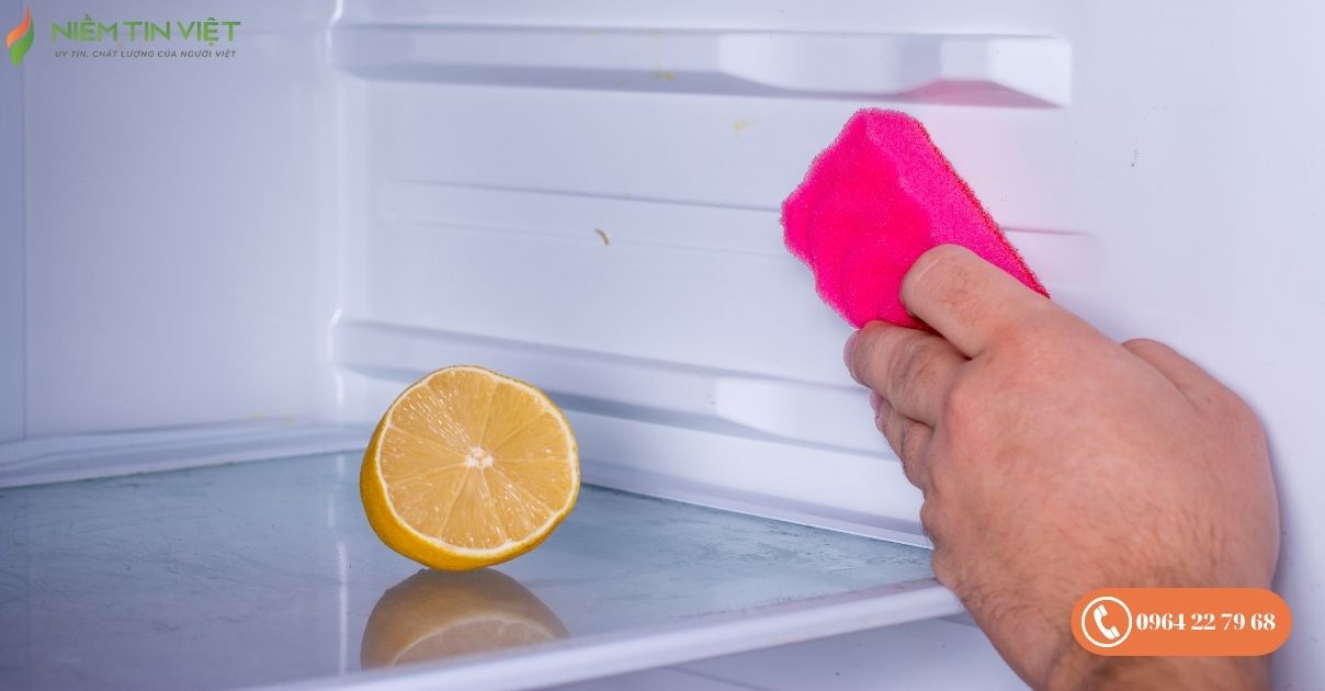 cách khử mùi tủ lạnh để lâu