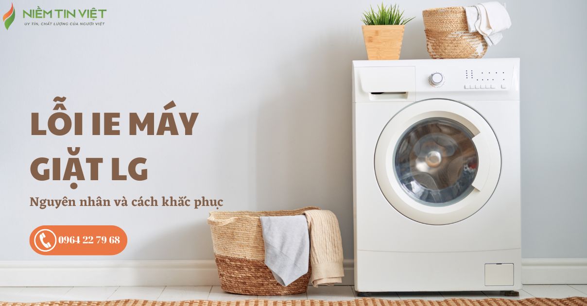 Lỗi IE máy giặt LG