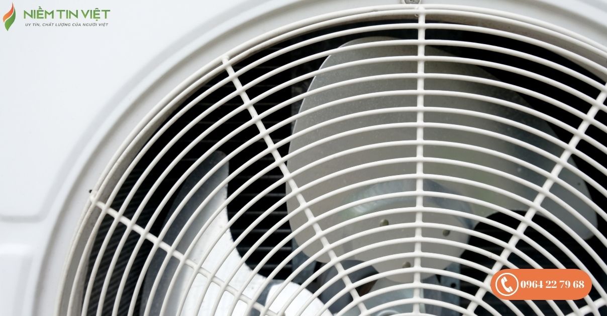 Cục nóng điều hòa kêu ù ù 