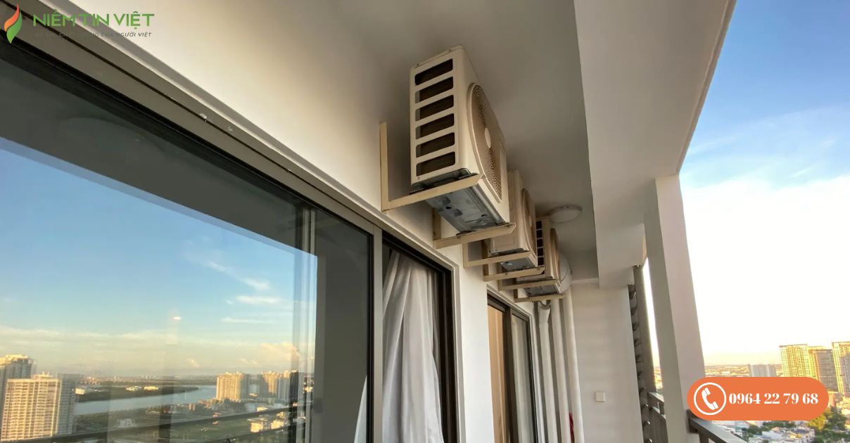 mai che cho cuc nong dieu hoa 4 » Điện Lạnh Niềm Tin Việt 2025 mái che cho cục nóng điều hòa