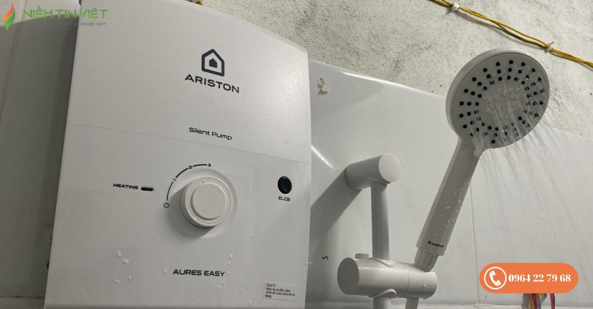 cách sử dụng máy nước nóng Ariston
