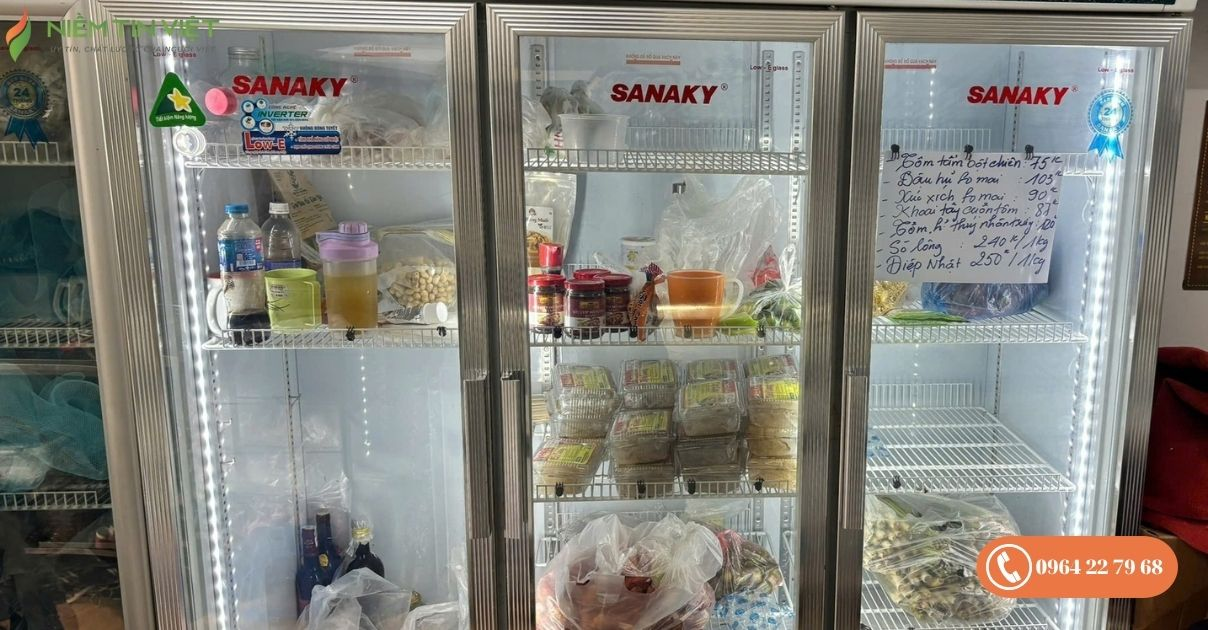 Tủ mát không sáng đèn