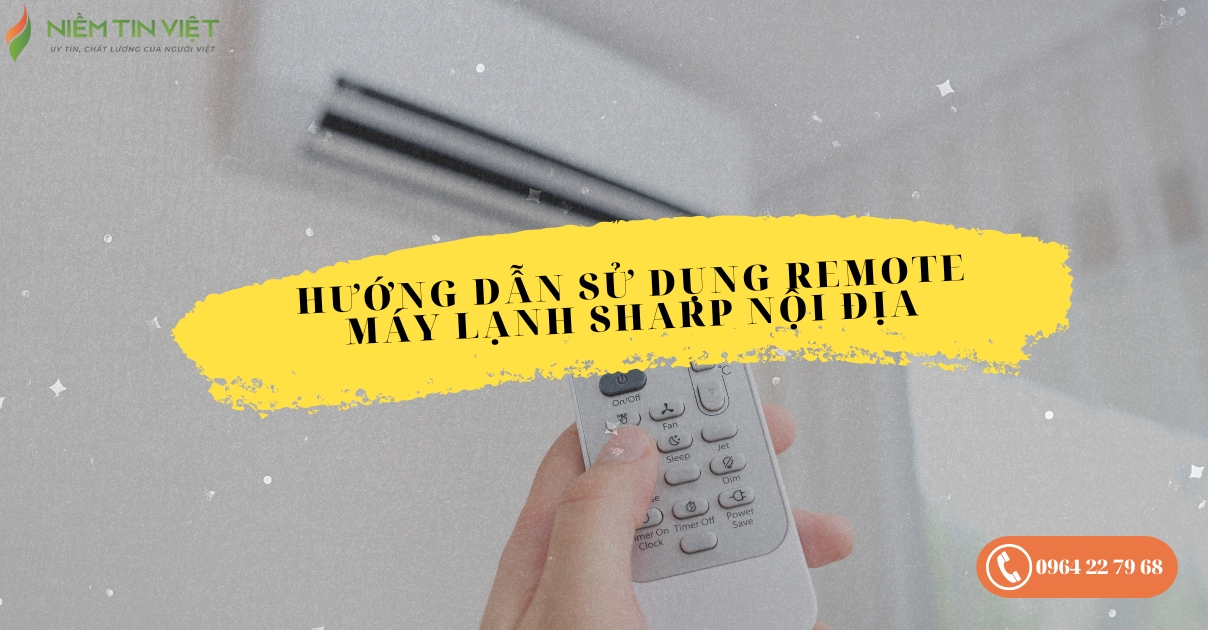 remote may lanh sharp noi dia 1 » Điện Lạnh Niềm Tin Việt 2025 Remote Máy Lạnh Sharp Nội địa