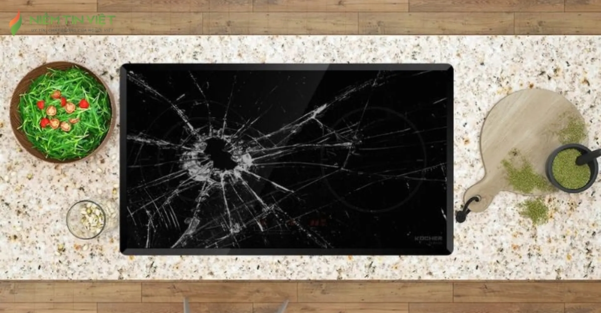 Bếp Từ Bị Nứt Mặt Kính Có Sao Không