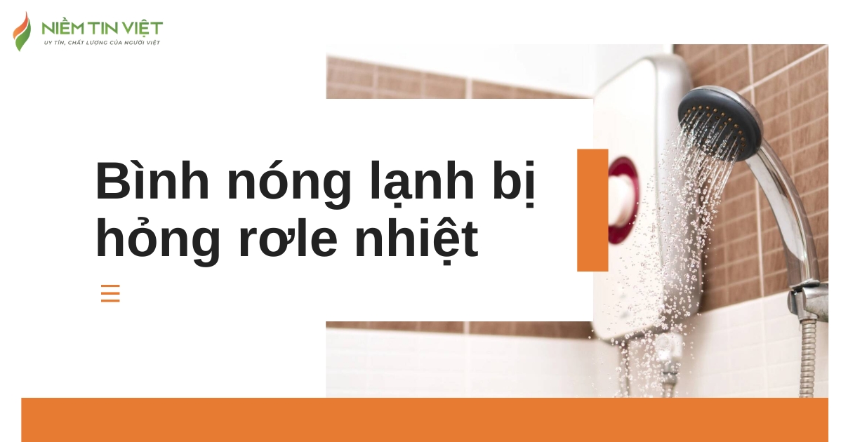 bình nóng lạnh bị hỏng rơle nhiệt
