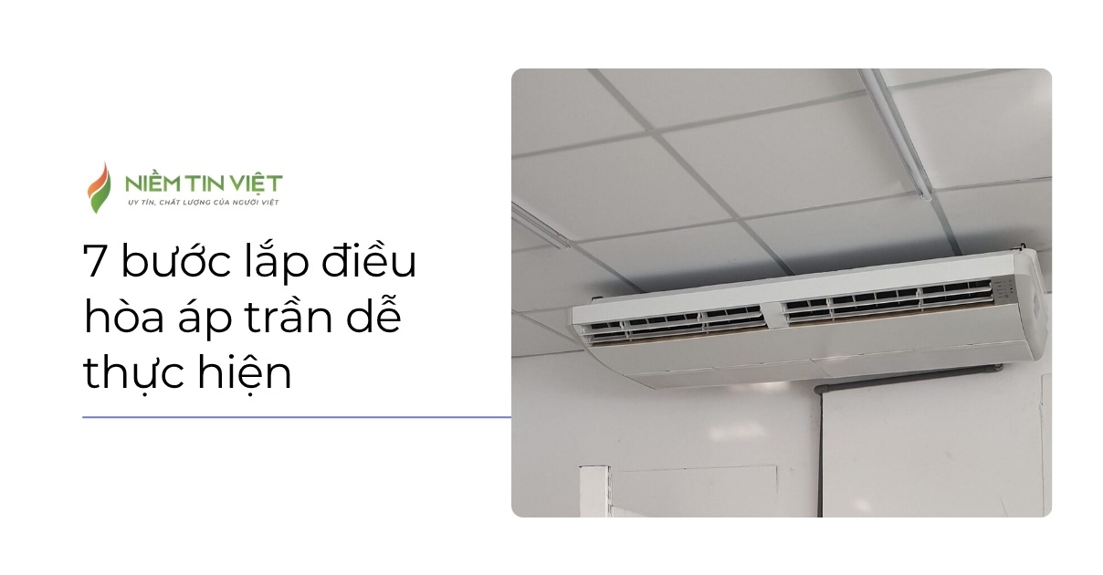 cách lắp điều hòa áp trần