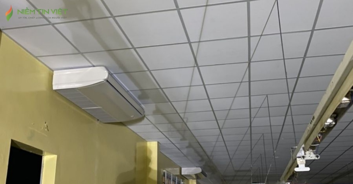 cách lắp điều hòa áp trần