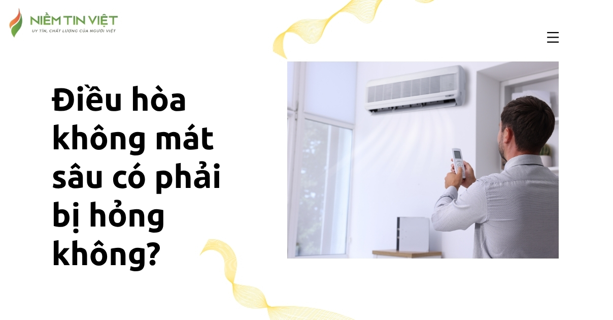 điều hòa không mát sâu