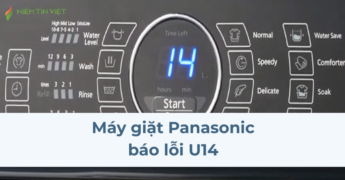 Máy giặt Panasonic báo lỗi U14