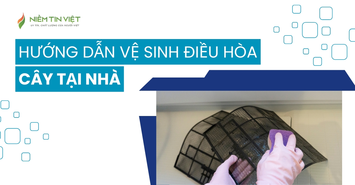 vệ sinh điều hòa cây tại nhà