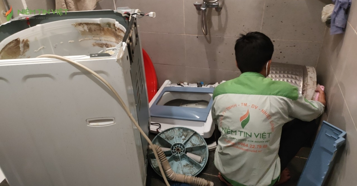 vệ sinh máy giặt