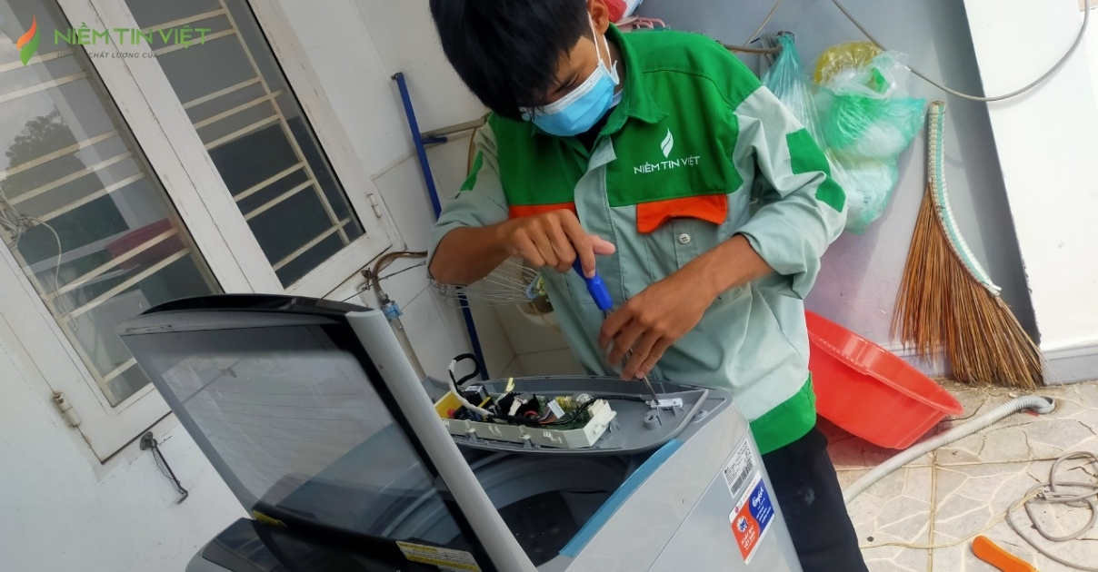 vệ sinh máy giặt