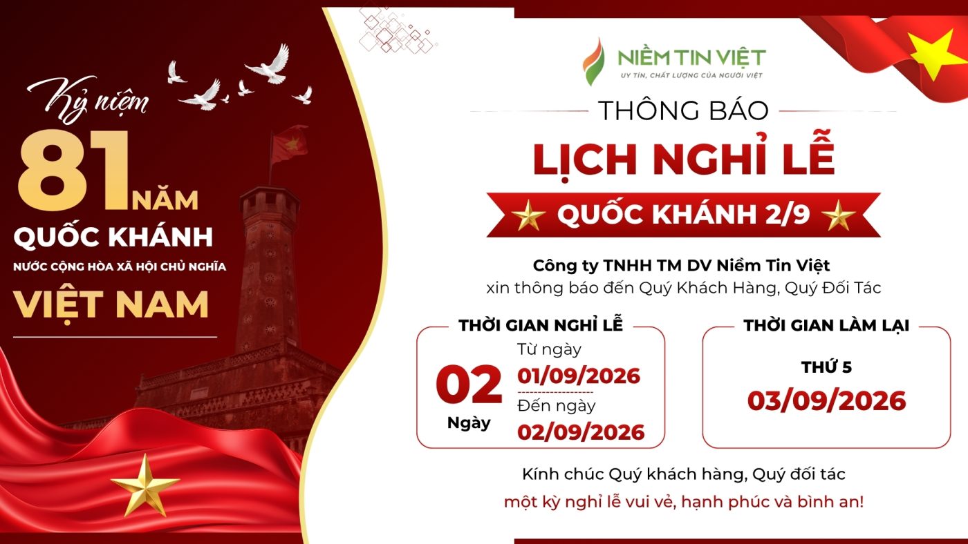 Banner Thông Báo Nghỉ Lễ